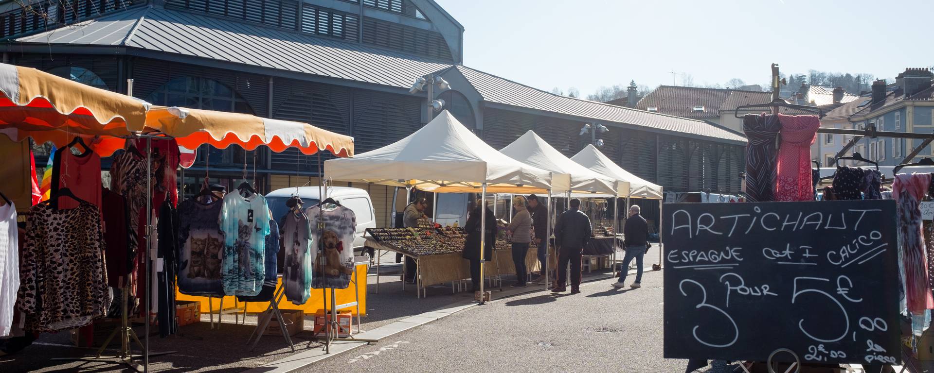 Marché Epinal - Marché couvert - Produits locaux - Produits du terroir - Produits vosgiens - Marché du terroir - Place aux producteurs - Producteurs locaux