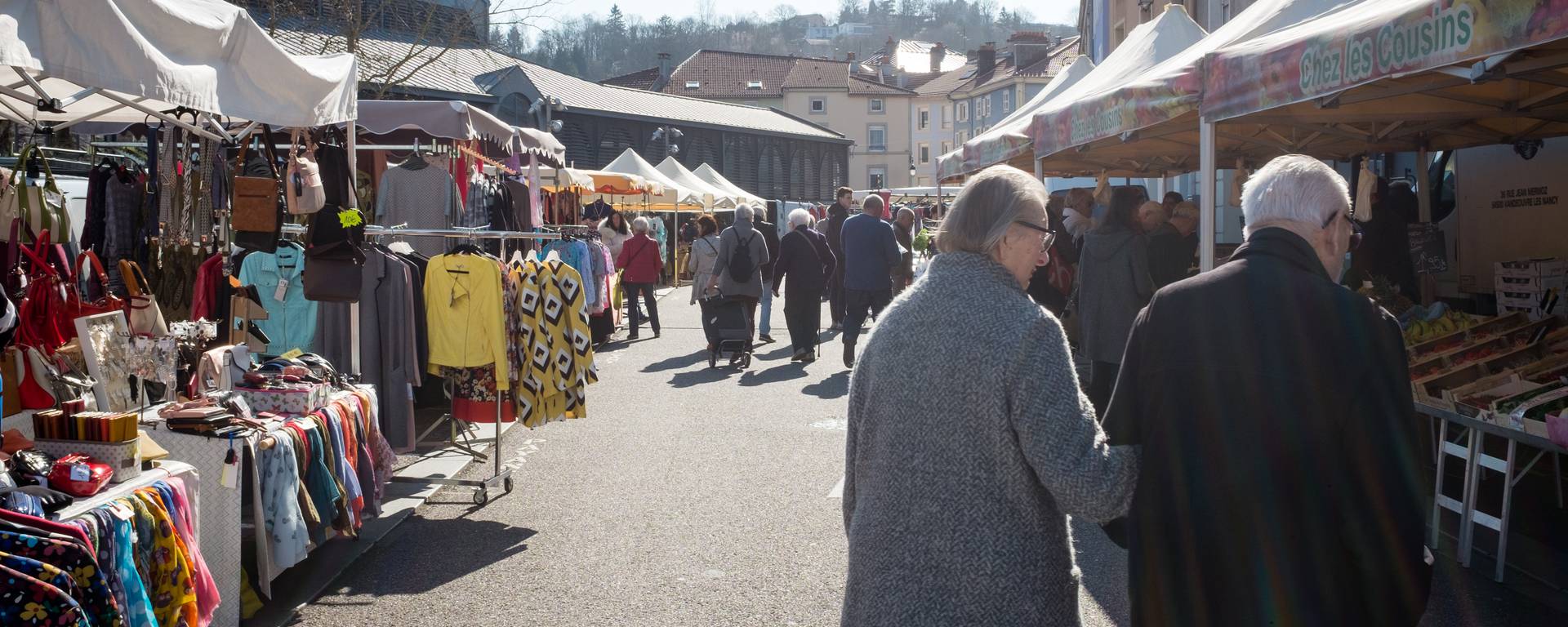 Marché Epinal - Marché couvert - Produits locaux - Produits du terroir - Produits vosgiens - Marché du terroir - Place aux producteurs - Producteurs locaux