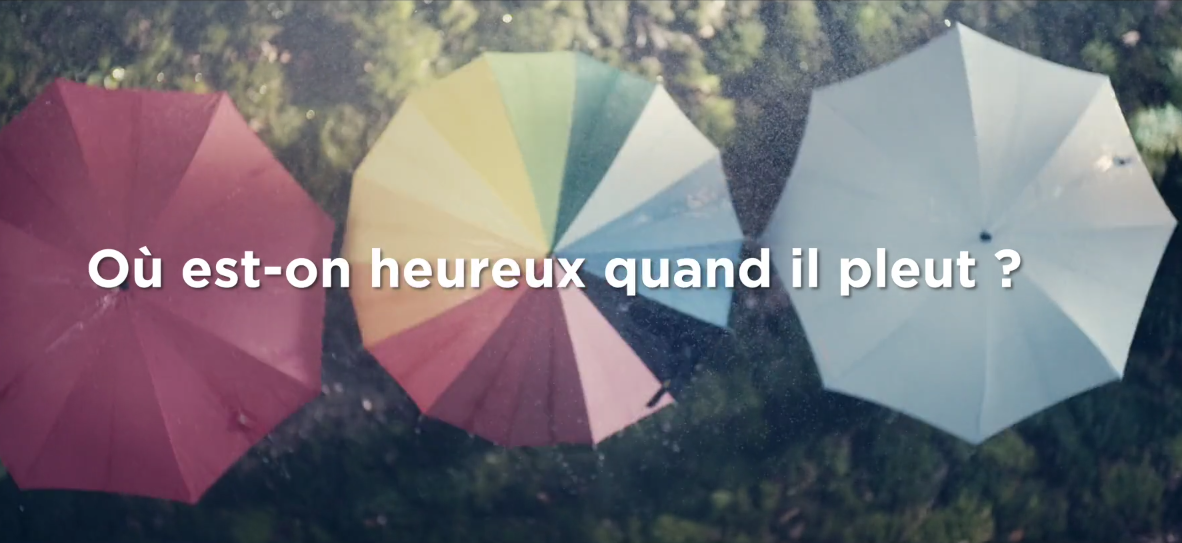 Où est-on heureux quand il pleut ?