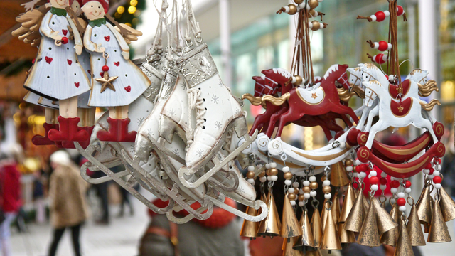 Stand Marché de Noël, créations d'artisans