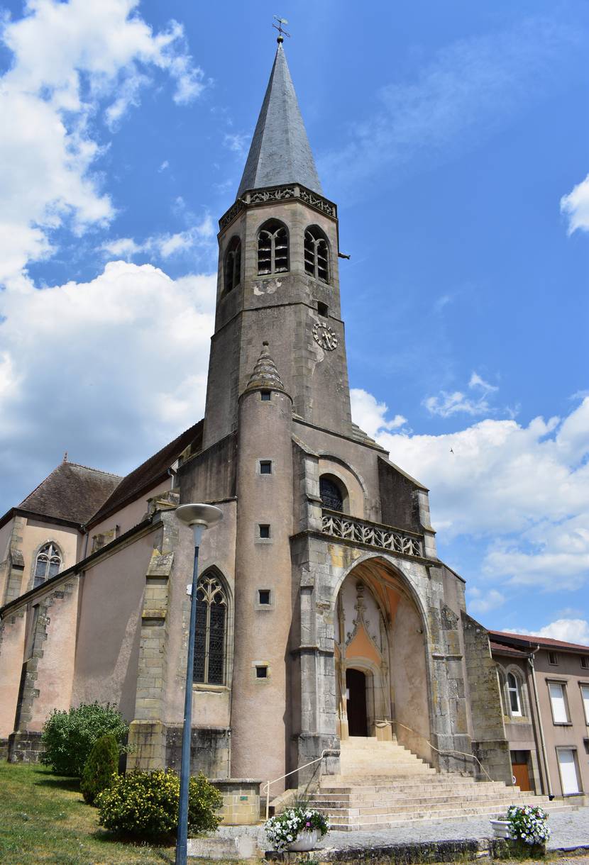 Eglise de Saint Laurent Châtel sur Moselle - Forteresse Vosges - Patrimoine Vosges