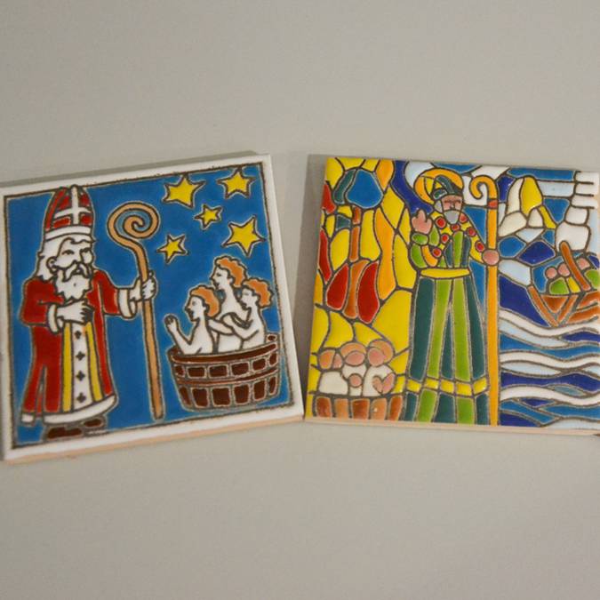 Magnet Saint Nicolas - Cadeaux de Noël - Produit artisanal Vosges - Boutique Office de Tourisme Epinal