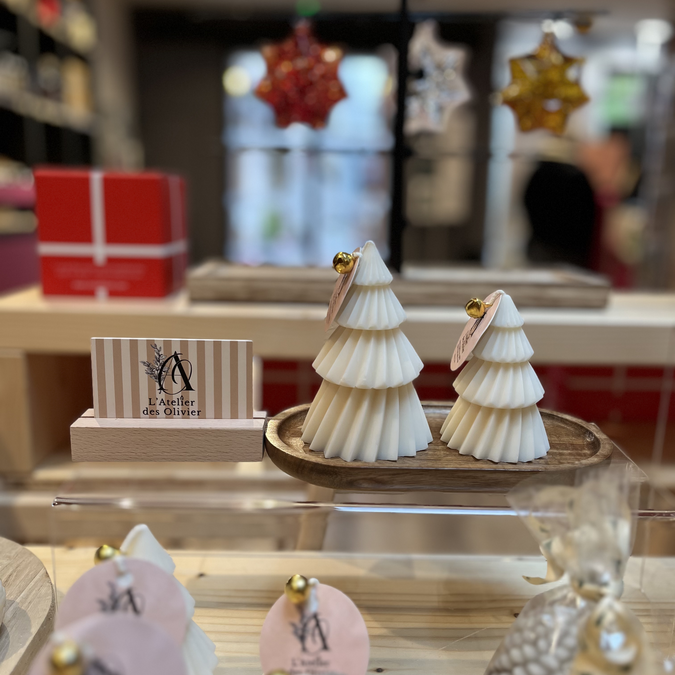 Bougie - Cadeaux de Noël - Produit artisanal Vosges - Boutique Office de Tourisme Epinal