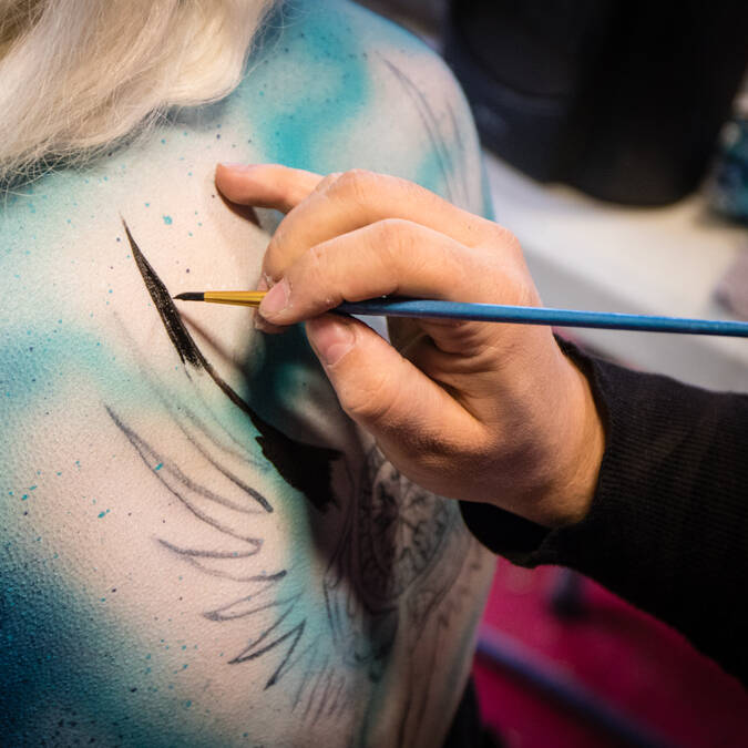 Bodypainting Epinal © G. Loisy Hans Lucas